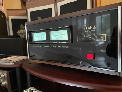 McIntosh MC2002 Stereo Power Amplifier With Manual/ Original Box
