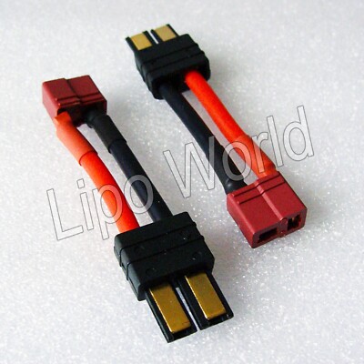 für Traxxas Stecker auf Deans T Buchse 12AWG Adapter Lade Kabel LiPo Akku RC