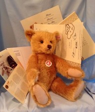 Steiff Teddy Bear Press Listen Music-Box 123/3000 Mohair 037160 2005 448.99