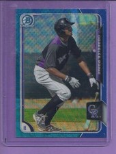 *2015 Bowman Chrome Blue-Wave Refactor CORRELLE PRIME no.BCP210 rockies