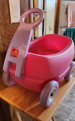 STEP Little Helper's Wagon Cart Pull Along Toy Pink