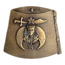 1976 Shriners Ceremonial Limited Edition Belt Buckle Bergamot Mason Masonic D770