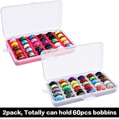 Bobbin Storage Bobbin Thread Organizer Case Holds 84
