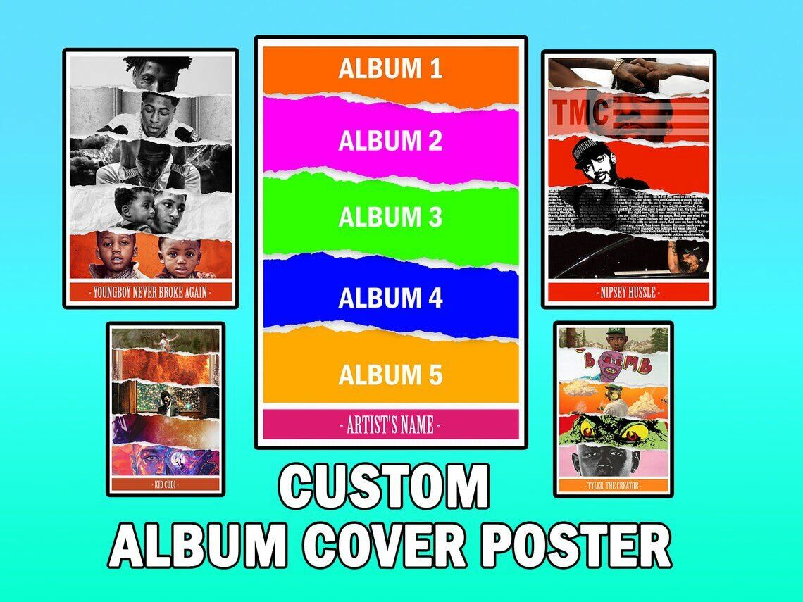 Album Cover Poster Album Posters Custom Album Poster 