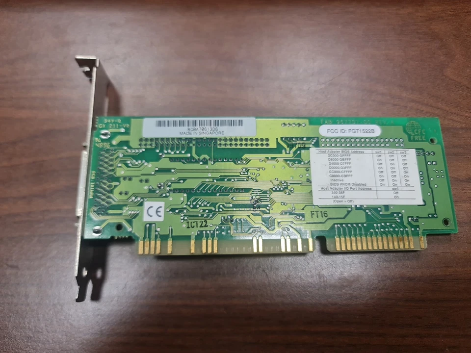 Adaptec PCI Controller Card Assembly 967706-01 967707-00 Rev A - Immagine 2 di 3