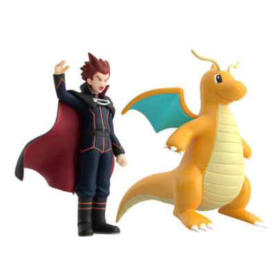 PSL Pokemon Scale World Kanto Region Lance & Dragonite Figure Limited Japan