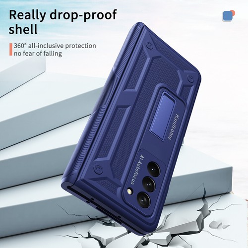 Funda protectora de pantalla resistente con soporte invisible para Samsung Galaxy Z Fold 4/3/2 - Imagen 32 de 61