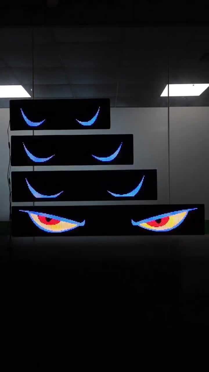 1-2 PCS Devil's Eye LED Screen Light Car Windshield Screen USB Plug-in - Foto 11