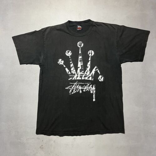 1990's) Stussy Monogram skateboard graphic t-shirt - M – Since'99 Vintage