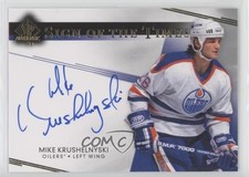 2014-15 SP Authentic Sign of the Times Mike Krushelnyski #SOTT-MK Auto 0t9e