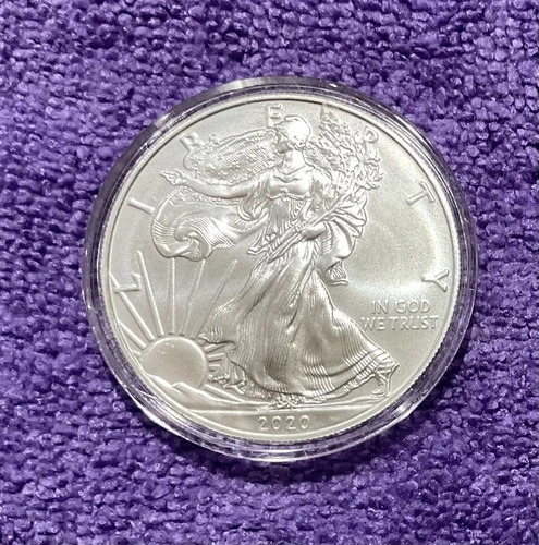 2020 American Silver Eagle 1 Troy Oz. .999 Fine Silver Bullion $1 Coin BU