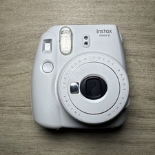 Fujifilm Instax Mini 9 Instant Camera Smokey White Film Tested Working