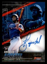 2021 Bowman's Best Sherten Apostel - Best of 2021 Autographs #B21-SA Rookie RC