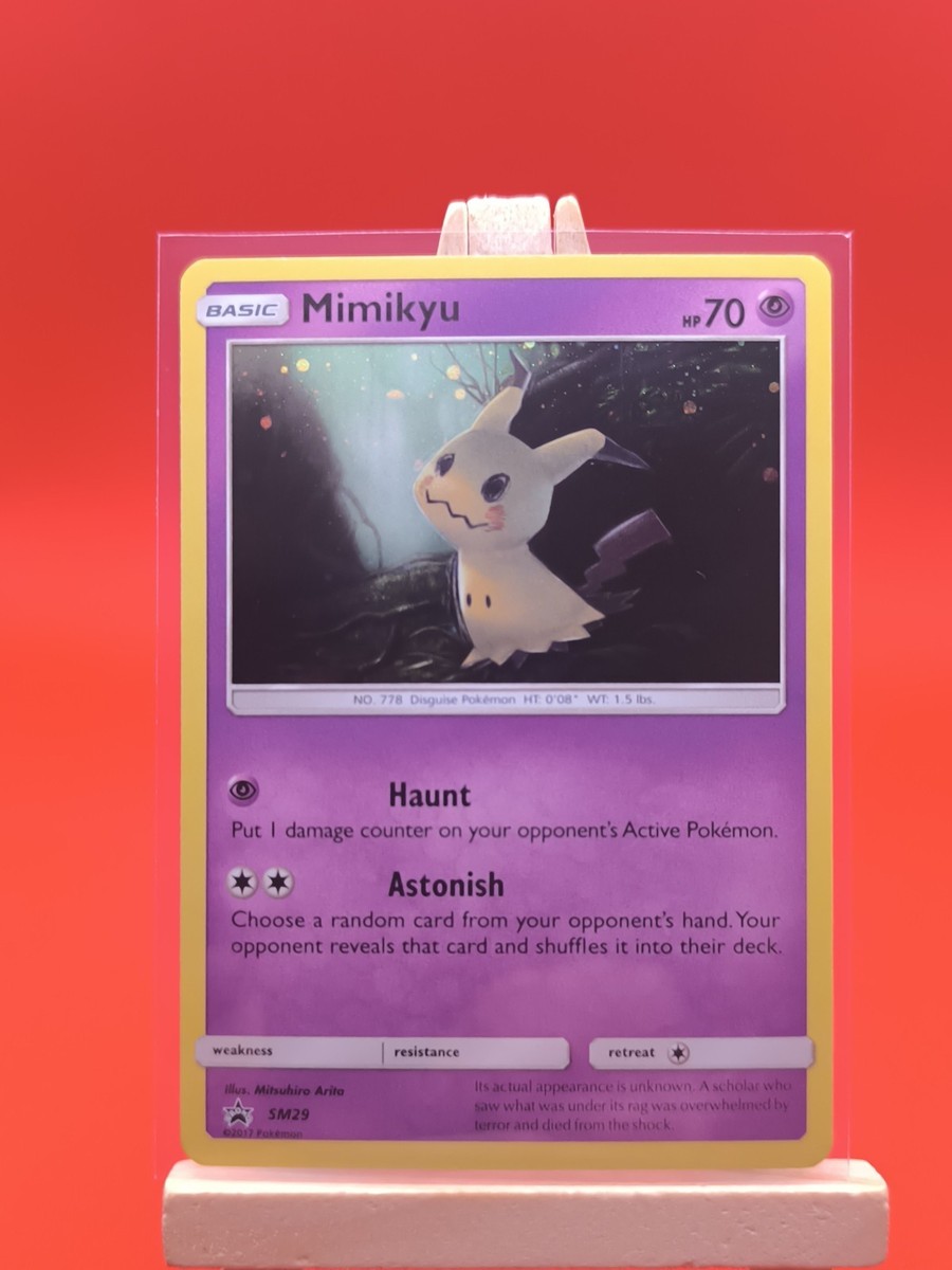 Mimikyu SM29 Sun & Moon Holo Ultra Rare Promo Pokemon Card | eBay