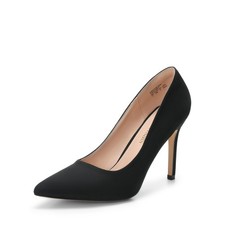 DREAM PAIRS Womens Closed Toe High Heels Dress Pointed Toe Wedding Pump Shoes...
