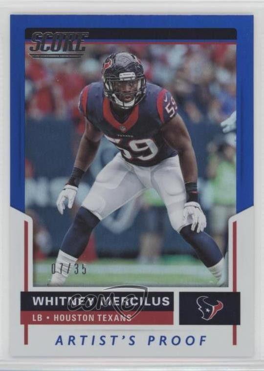 2017 Score Artist's Proof 7/35 Whitney Mercilus #265 1n1