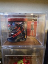 CAITLIN CLARK 2025 Prizm red cc Chronicles Nike Shoe Memorabilia *SHADOW BOX*