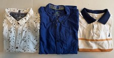 Lot Of Boys Short Sleeve Dress Shirts Size Medium 12 Polo Button Up Nautica