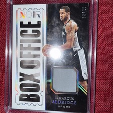2020-21 Panini Noir Box Office Memorabilia LaMarcus Aldridge /99 Jersey GU 
