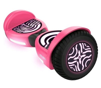Hover-1 Rocket 2.0 Pink LED Lights 160 Lbs Max Speed 7 mph UL Certified Pink