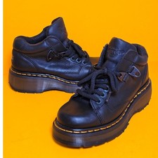 Vintage Dr. Martens 9357 England Black Boots US 6 Mint Condition Y2K Chunky