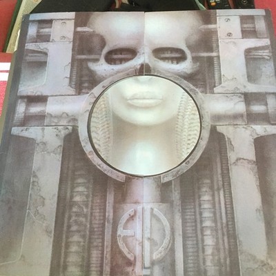 EMERSON LAKE & PALMER BRAIN SALAD SURGERY JAPANESE MANTICORE VINYL LP RECORD