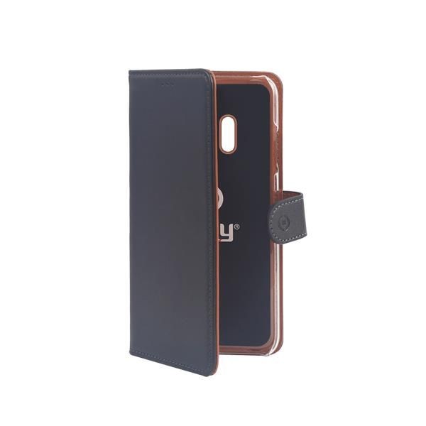 Celly Nero Wally Custodia Per Cellulare Custodia A Borsellino (Samsung Galaxy J4 (2018)), Cover Smartphone, - Immagine 2