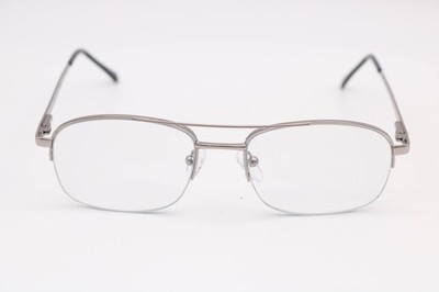 Capri Vp126 Gunmetal Oval Eyeglasses Frames 55-18-145