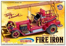 FIRE IRON OLD TIME FIRE ENGINE BY TOM MCDANIEL  1/24 scale Atlantis mint in box
