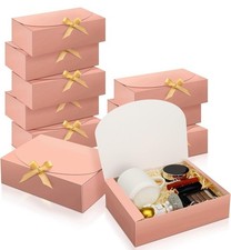 11 PCS Pink Gift Boxes With Lids For Presents 10.6x8x3 Inch Party Favor Box