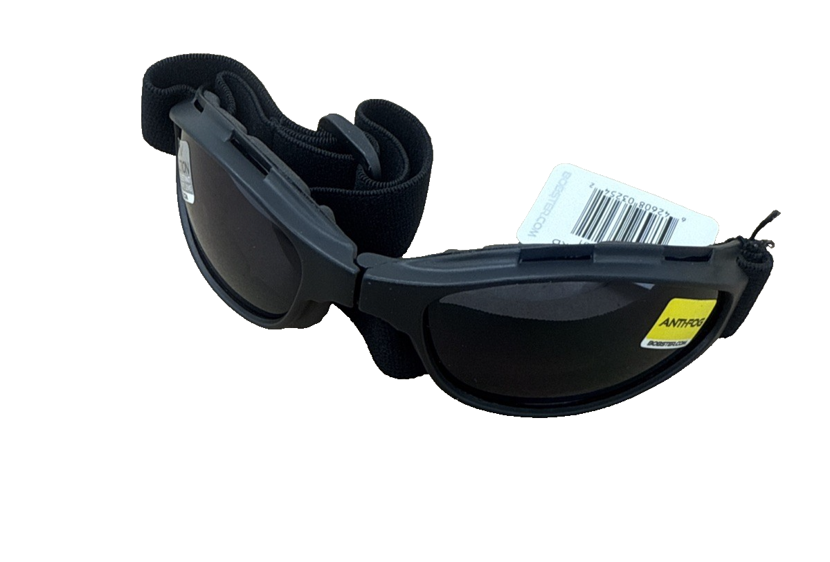 Bobster Crossfire Folding Goggles: Smoked Anti-Fog Lenses