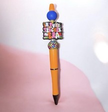 In My Teacher Era Hand Beaded Handmade Pen Perfect Teacher Gift