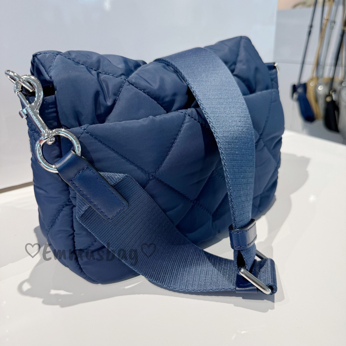 Marc Jacobs Nylon Messenger 4F5HMS018H02 Azure Blue $225 | eBay