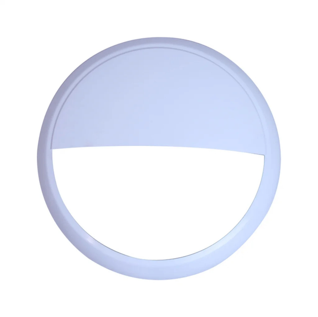 White Lunar Bulkhead Bezel For 3x3 And 14w Eyelid Only LUN3-EY-WH