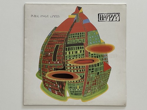 Public Image Limited Happy? Vinyl LP UK 1987 V2455 VG+/EX