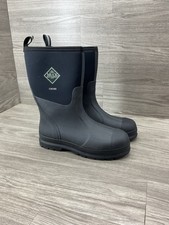 Muck Boot Mens Chore Mid Black Boot - Black Sz 11