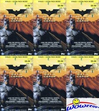 (6) 2005 Topps Batman Begins Movie Cards Factory Sealed Blaster Box! DC Comics!