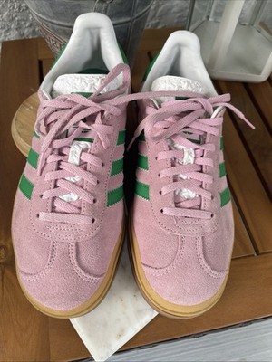 Adidas Gazelle Bold Pink and Green