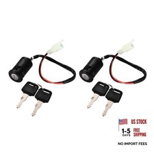 2 Wire 2 Pack Ignition Key Switch Replacement for 50cc 70cc 90cc 110cc 125cc