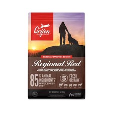 Grain Free Poultry Free High Protein Dry Dog Food Regional Red Recipe 4.5lb Bag