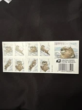 U.S. #5648-5651 MNH, OTTERS IN SNOW FOREVER BOOKLET OF 20,