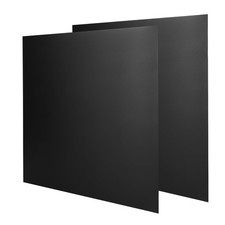 2 Pack Black Anodized Aluminum Sheet Metal 12 X 12 X 1/25 Inch (1Mm Thick) Anodi
