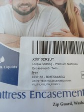 Utopia Bedding Premium Mattress Zippered Encasement Cover twin 10in