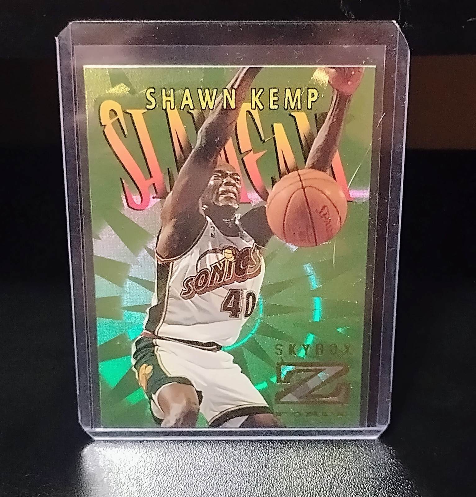 1996-97 Skybox Z Force Slam Cam Shawn Kemp #SC6 🔥