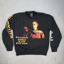 Halloween Sweatshirt Mens Medium Michael Myers Horror Movie Crewneck Pullover