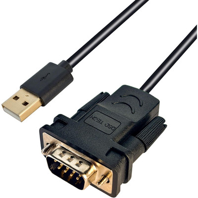 Adapter Kabel USB zu RS232 Seriell DB9 FTDI FT232 1,8m für Windows Linux Mac OS