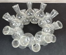 Vintage 18 Bottle Cluster Ring Plant Propagation Station Flower Frog Bud Vase