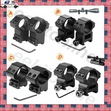 1'' 25.4mm Scope Rings High/ Medium/Low Profile Mount for 11mm/20mm Rail