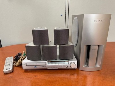 Sony DAV-S300 5.1 Channel Home Theater System, Tested with Remote and Cables