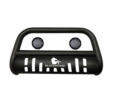Black Horse Bull Bar-T Push Bar TexturedBlack w/5.3''LED fit 2022-2025 Pathfinder